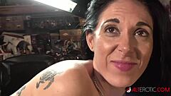 marie bossette, ouch, that leg tattoo hurts bad!