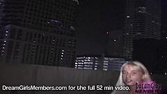 Hot blonde gets naked in ybor city