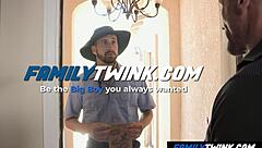 Gay Stepdad And Son Allure Handsome Delivery Guy For Rough Anal Assfucking