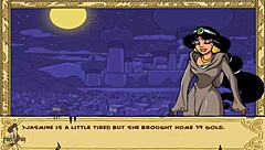 Old and young princesses getting naughty in this animated porn