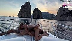 Boat tour to Capri turns naughty with anime action