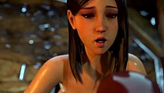 In the story of futanari succubus, she seduces with her dual nature and demonic charm