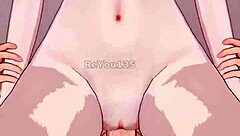 3D animated big tits step-sis in cute outfit gets fucked hard