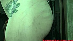 hugetits beauty endures canning in intense bdsm fetish domination close up.
