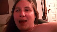 glass dildo slides into dirty slut's cunt