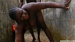 NAKED Girls Living in Uncompleted Building, FUCKED by Anyone Passing!