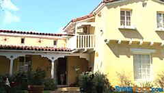 Teen Brunettes Eat And Finger