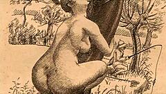 Vintage Erotic Illustration From Antique Collection