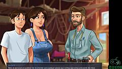 Steamy MILF and her curvy body in a fetish game