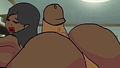 Fucking the sexy bbw ebony nigerian usher i met at a party