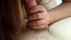 Natural tits and big ass in a hot creampie scene