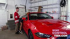 Blonde Teen Allie Addison Tries Free Use With Curly Hair