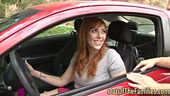 Stepmom gets analized while giving blowjob!