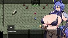 why is horny adventurer karen always so wet with her big tits and ass