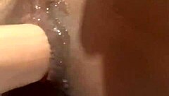 Intense anal action in a gay scene