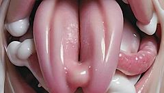 80 gokkun bukkake facials with gapings and tongue action