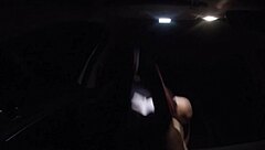 Shaved and stuffed in front seat domination compilation