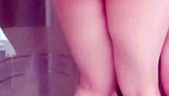 Maid glasses wearing Asian beauty gets wet and wild with cousin