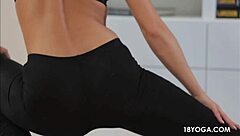 Oh, This Yoga Teen Gets Anal On Chair After Workout!