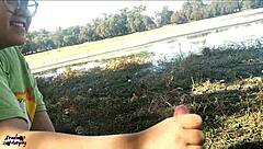 Mamada En El Lago En Publico