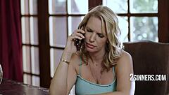 Stepmom Riding Hardcore With Big Ass Blonde Milf Mother In Law