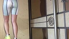 Beautiful girl shows off her flexibility in this video
