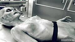 horrorporn roswell ufo with alien costumes and bondage
