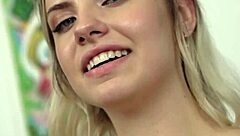 Hard Dap Interracial Orgy with 19yo August Gaping and Cum in Mouth