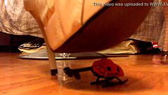 Your Italian mistress places her dirty feet on your face, crushing you like a toy helicopter.