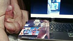 Amine's wild wank party with Cumshot and Hardcore action