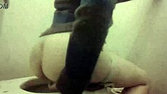 Sahori Moon, a horny Mexican Latina with tattoos, masturbates passionately in her room.