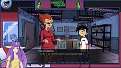 Danny phantom fucks teacher in college game
