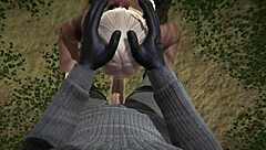 3D animated Ashley from Resident Evil 4: Renoir of the damned