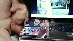 Amine's wild wank party with Cumshot and Hardcore action