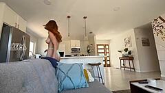 My roommate finally gave in to my cock.