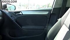 Amateur Cuckold Wife Meets Horny Fan In Car