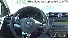 Amateur Cuckold Wife Meets Horny Fan In Car