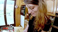 yo, melany furie in wild kitchen orgy, all holes slammed!