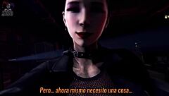 trick and treating dezmall sub spanish with femdom goth pussy