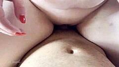 bbw milf blows monster cock then rides cowgirl