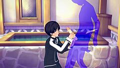 sword art online yaoi kirito handjob japanese asian manga anime game