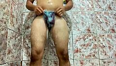 hard cock strips underwear for solo masturbation