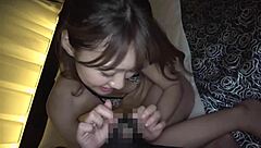 Sensitive slender beauty in back for cumshot?