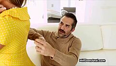 training big tit milf for anal with her husband