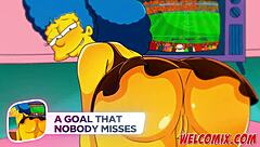 Best Butt Scenes From Simptoons Simpsons Porn Featuring Big Asses.