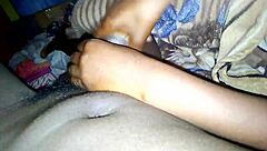 Hot handjob till he cums