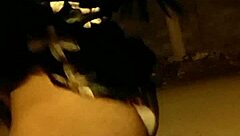 Bruna's legs in spandex highlighting her panties