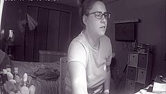 Teen Skips Homework for Bold Masturbation