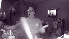 Teen Skips Homework for Bold Masturbation