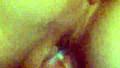 Pumping Wet Cum Creampie into Wife's Cunt